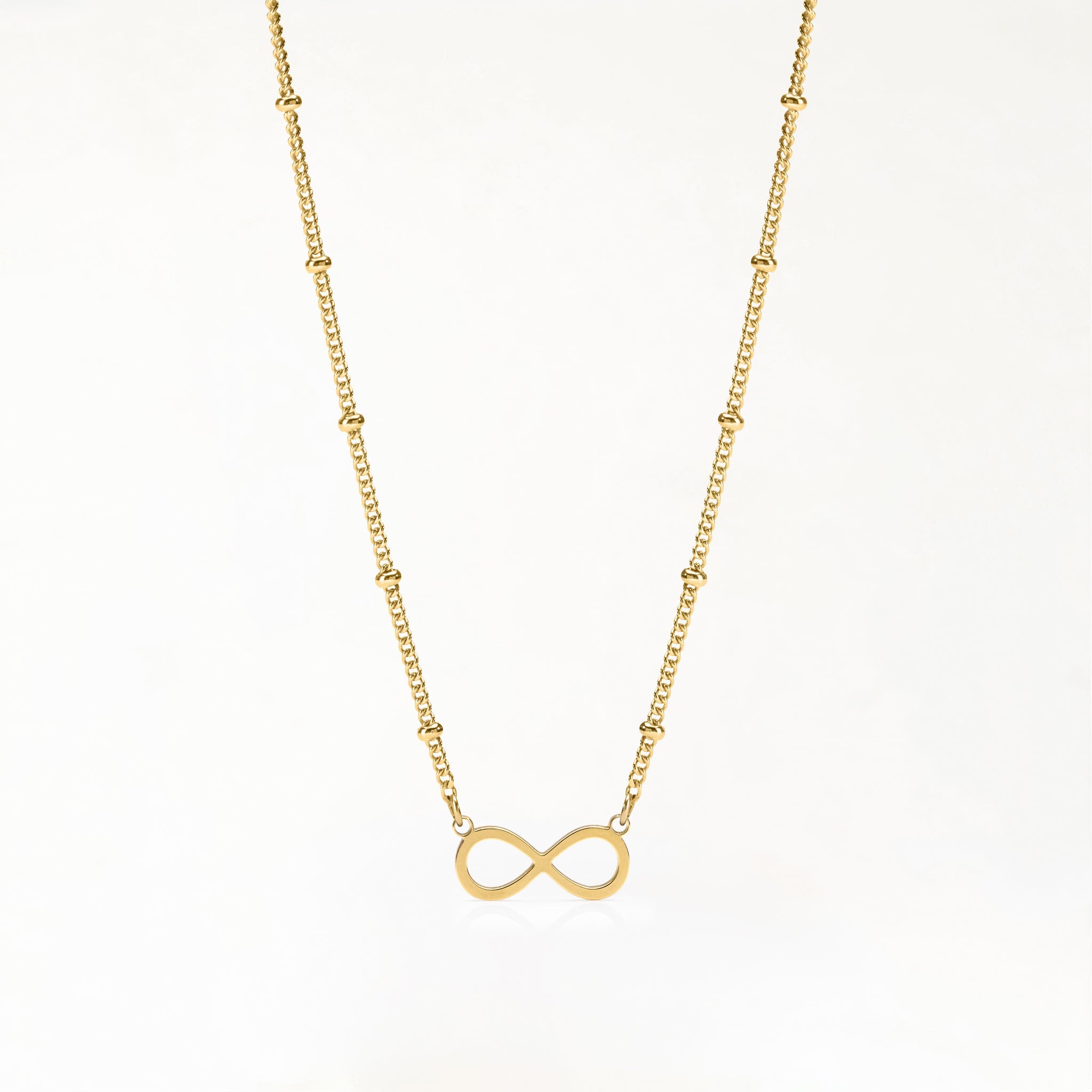 Infinity Necklace 18k gold plated Gift jewellery