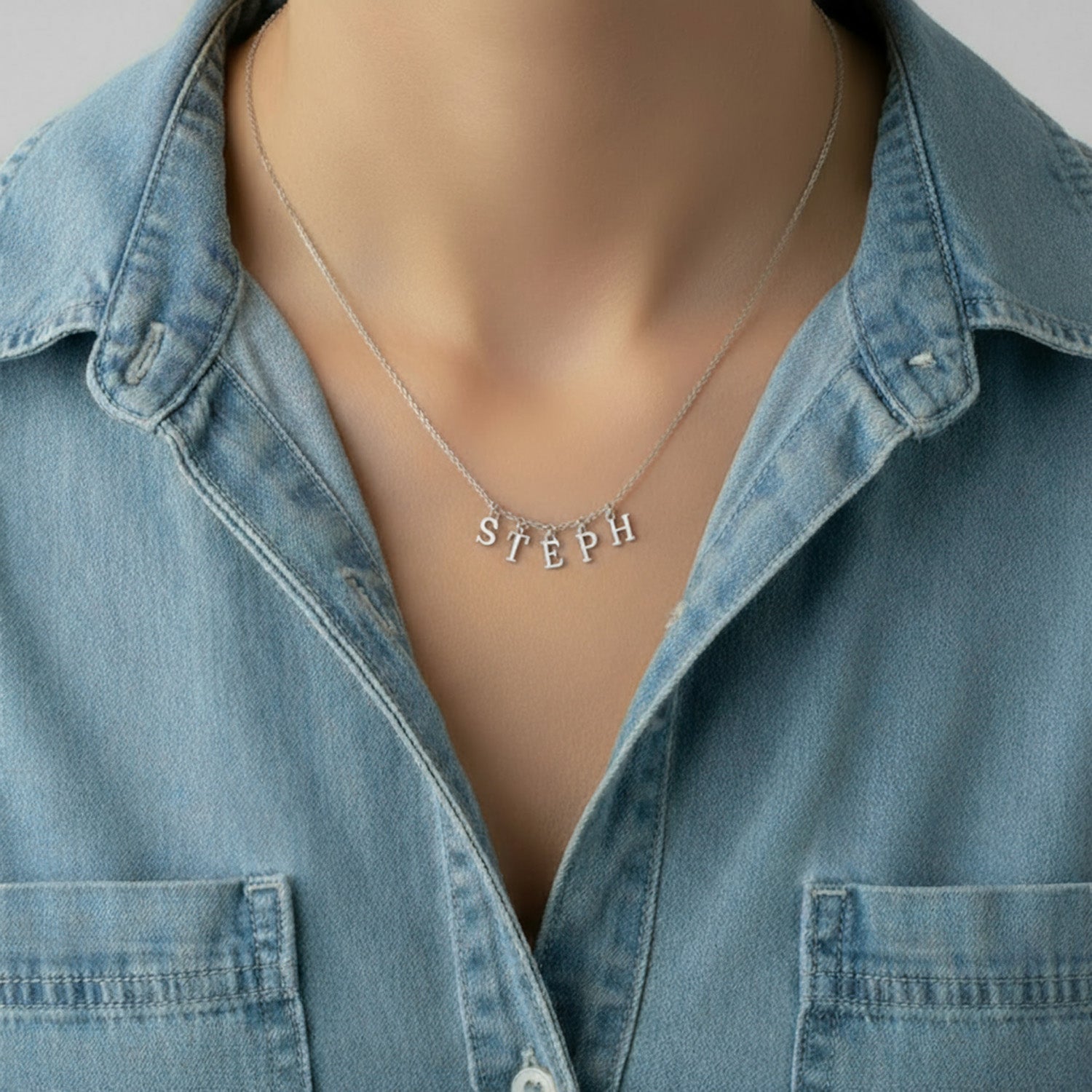 Custom Initial Name Necklace 18k gold plated jewellery Necklaces