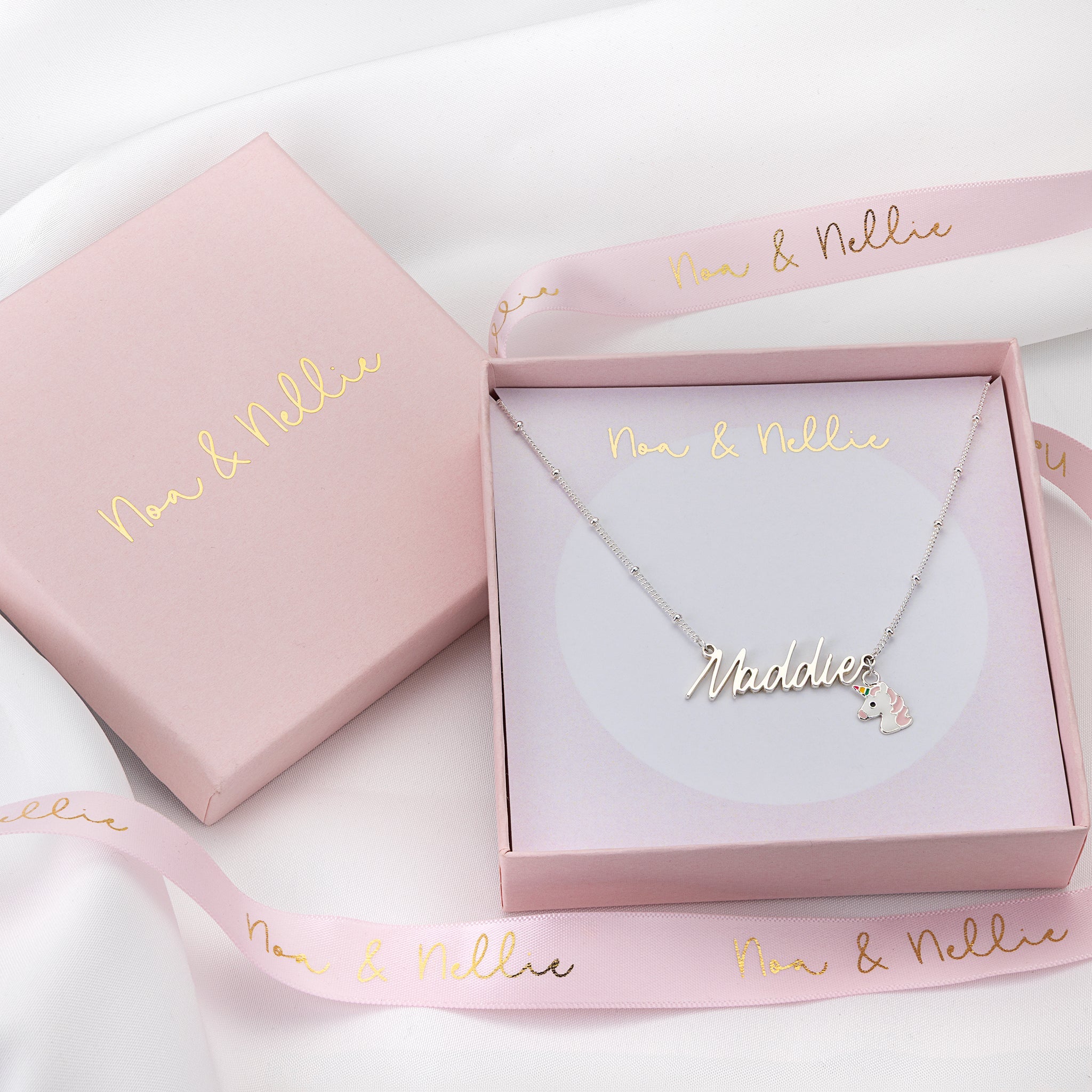 Kids Name Necklace & Charm kids