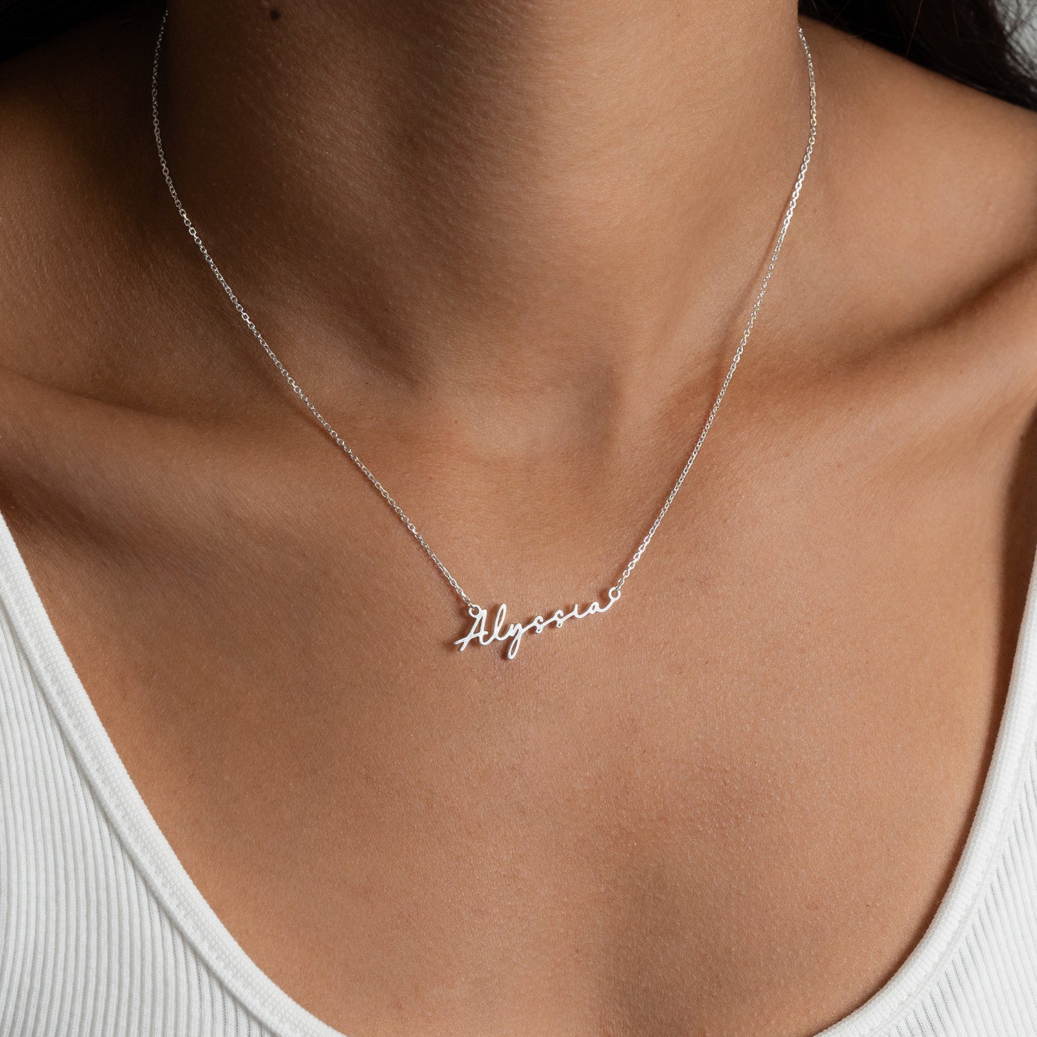 Layered Set of 2 Personalised Name Necklaces