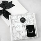 Mrs Necklace Bride 3 Piece Gift Box 18k gold plated bridal bride