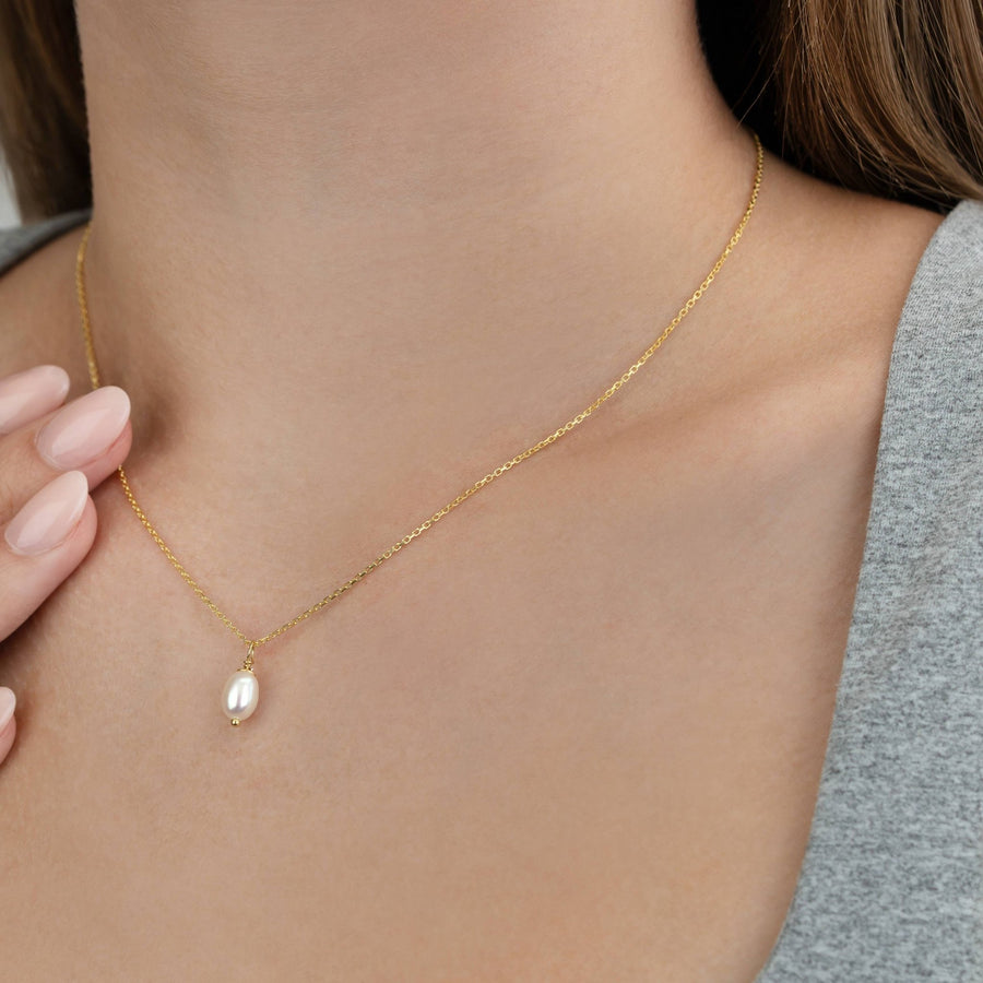 Tiny Freshwater Pearl Necklace pearl pearl necklace