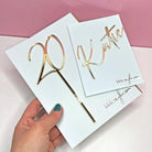 Personalised Any Age & Name Cake Topper Set cake topper