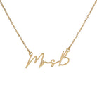 Personalised Mrs Necklace