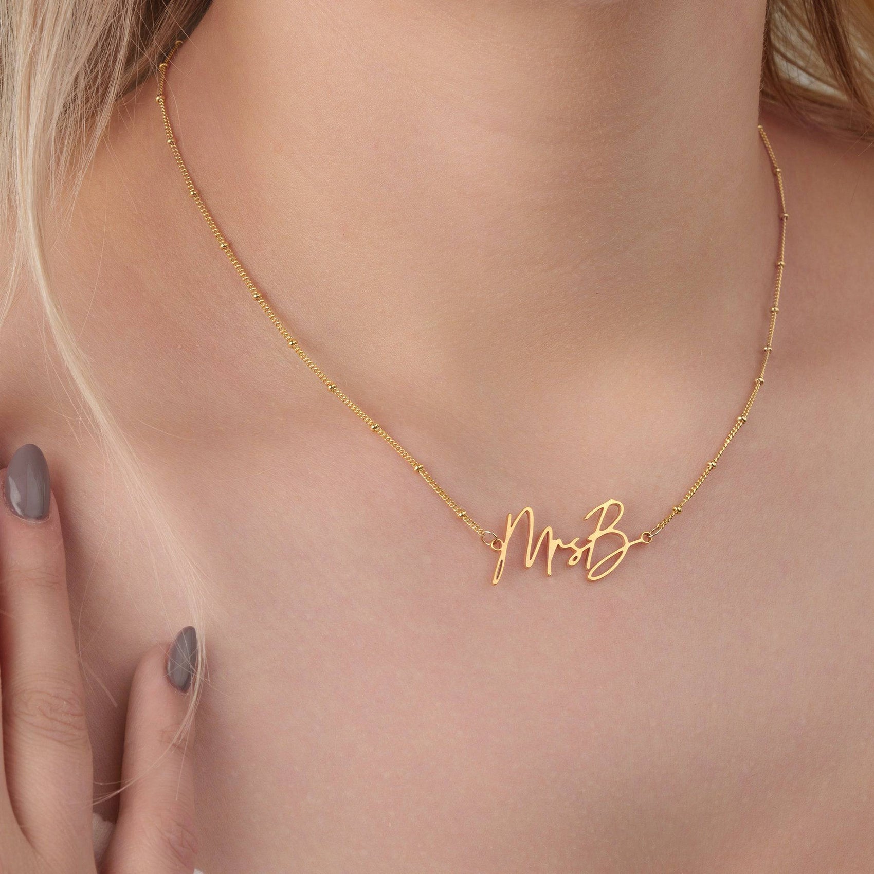 Mrs Necklace & Mrs Bracelet Pair Necklaces