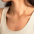 Personalised Name Necklace birthday gift gold necklace name necklace