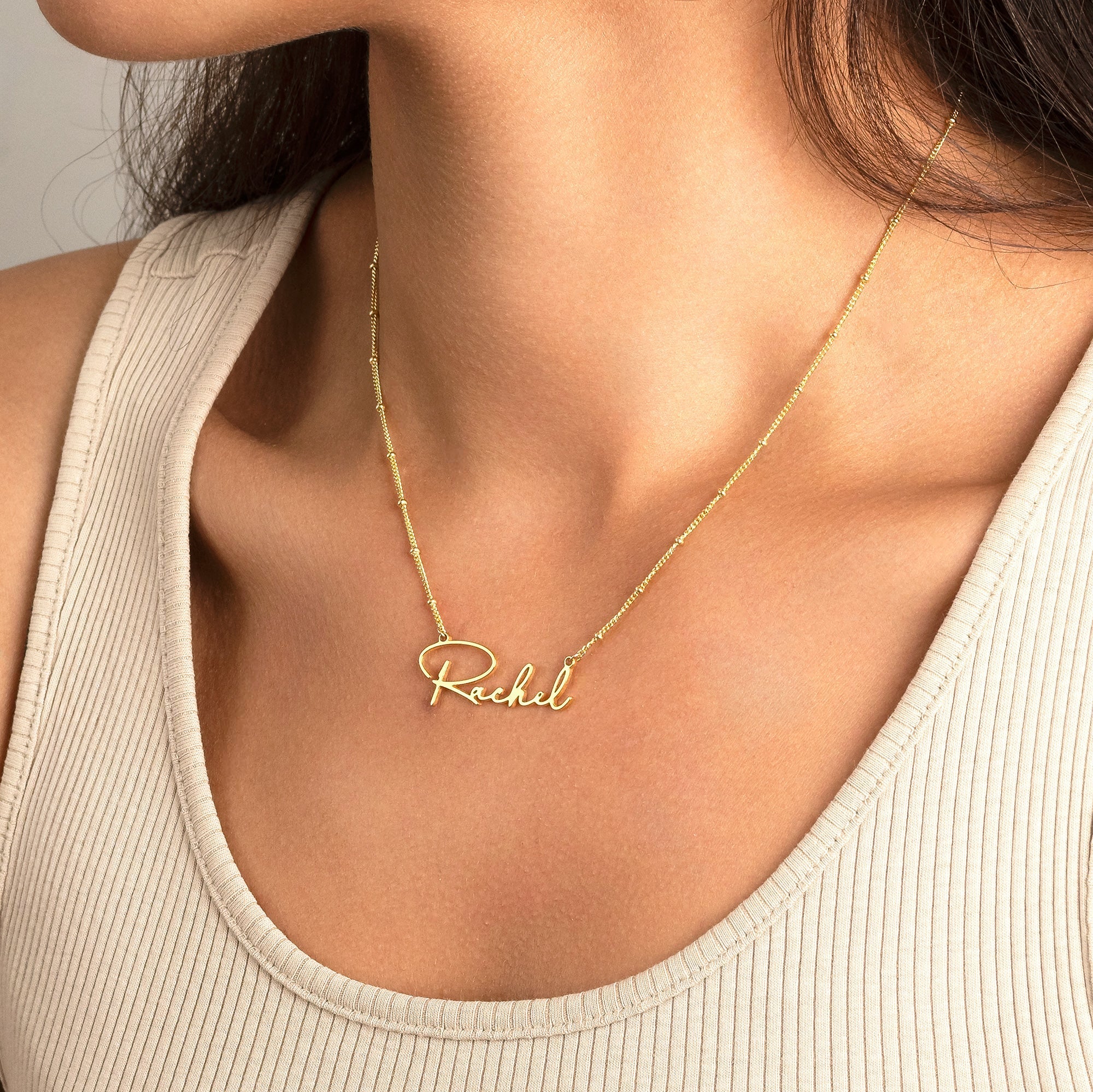 Personalised Name Necklace birthday gift gold necklace name necklace