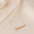 Personalised Name Necklace 18k gold plated custom jewellery custom necklace