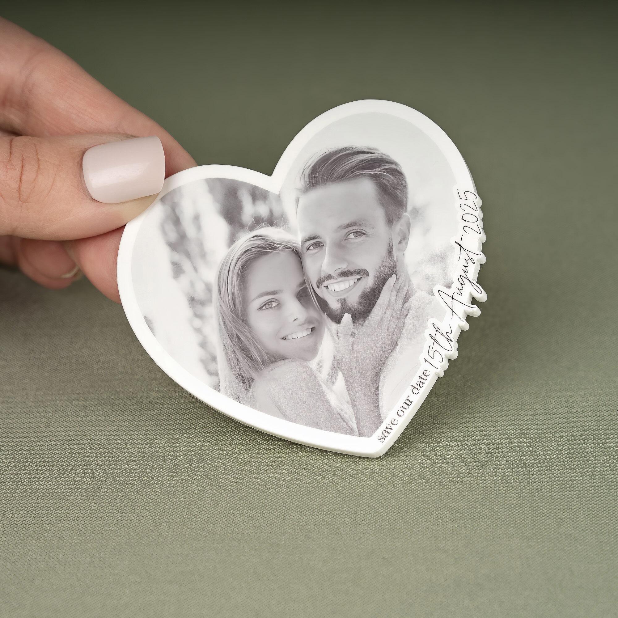 Printed Save Our Date Acrylic Plaque
