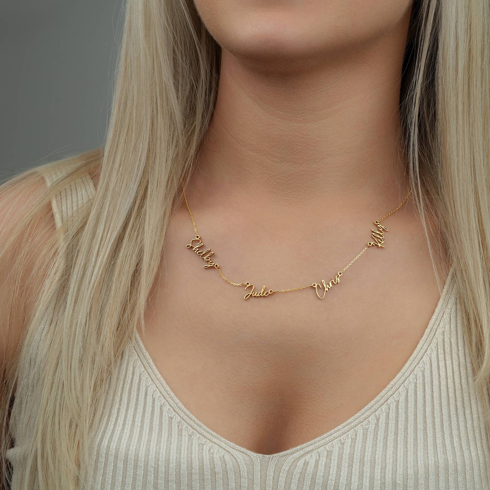 Multi Name Necklace by G&M gigi Necklaces