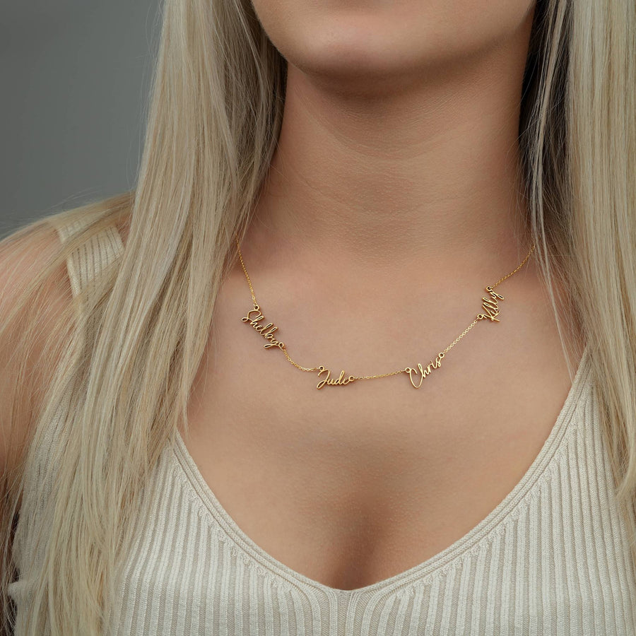 Multi Name Necklace by G&M gigi Necklaces