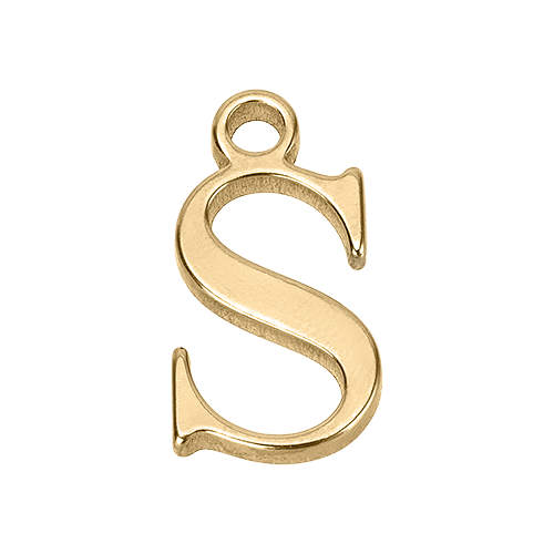 S Gold Pendant addon