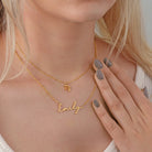 Signature Name & Star Sign Necklaces - Pair