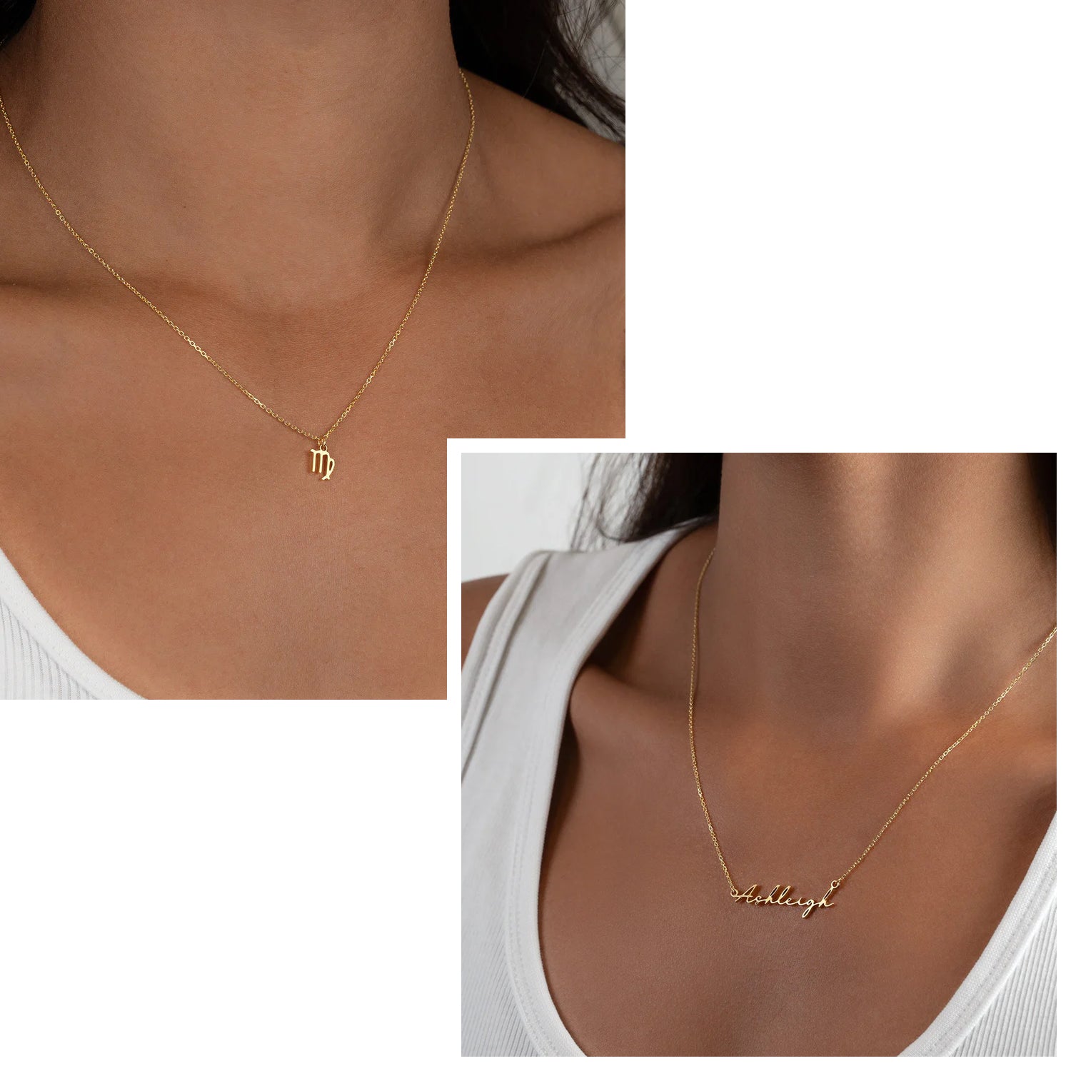 Signature name necklace store