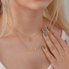 Signature Name & Star Sign Necklaces - Pair - HeyBigDay