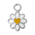 Silver Flower Charm addon