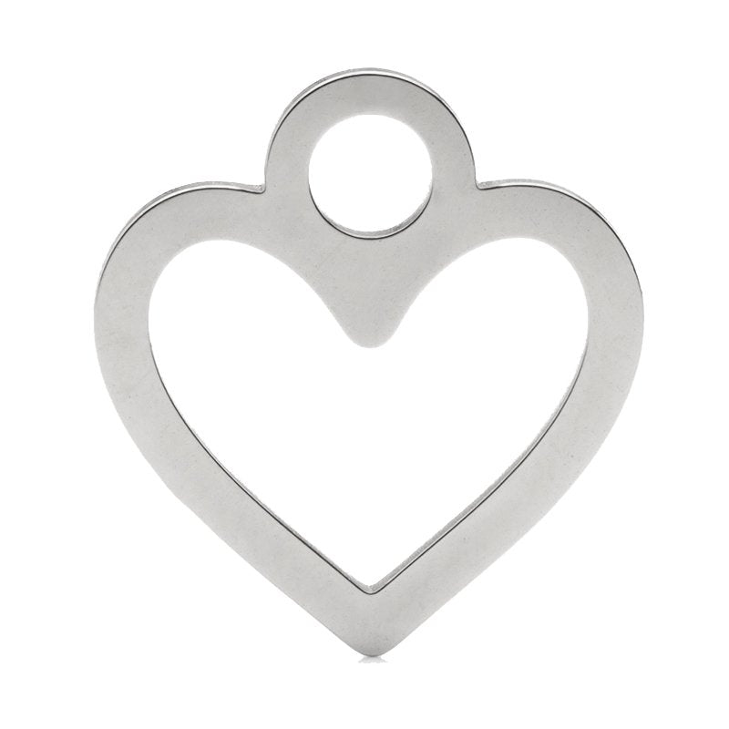 Silver Heart Charm addon