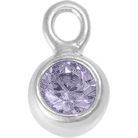 Silver - June Light Amethyst Birthstone addon