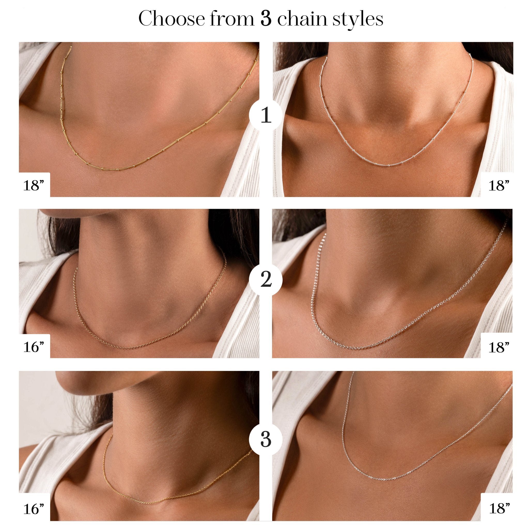 Single Initial Name Necklace