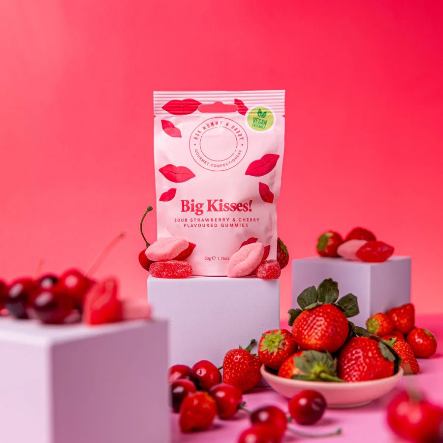 Sour Strawberry & Cherry - Flavored Gummies addon