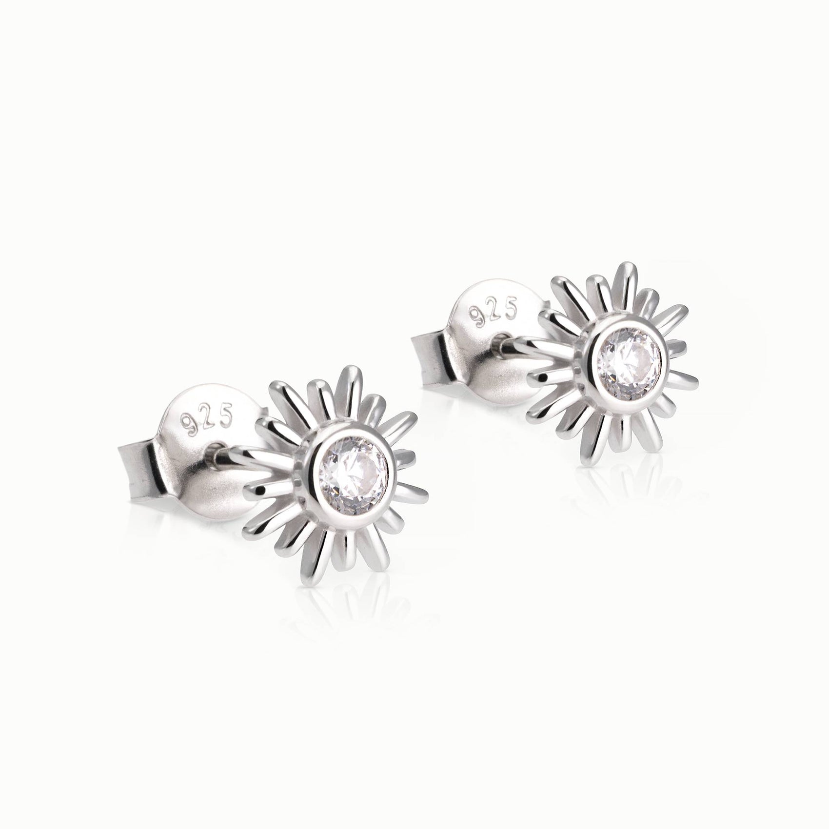 Sun Stud Earrings 18k gold plated Gift jewellery