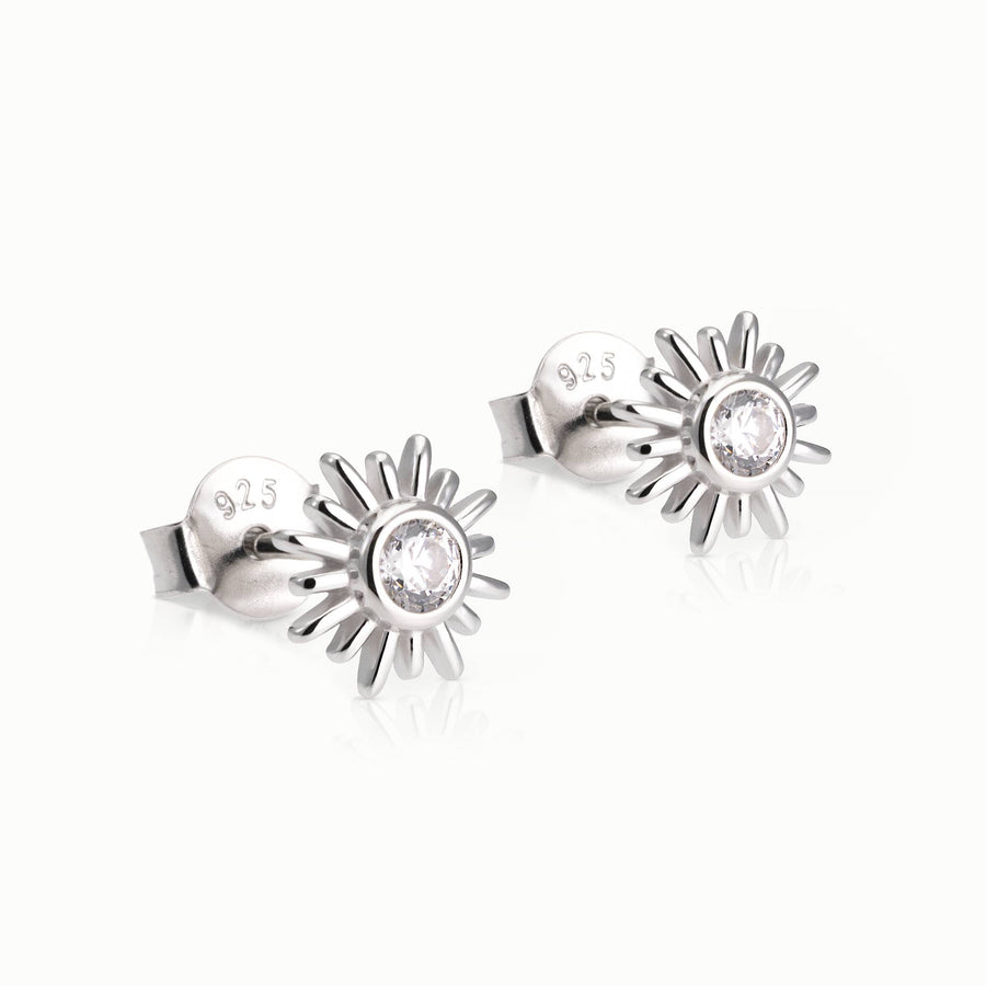 Sun Stud Earrings 18k gold plated Gift jewellery
