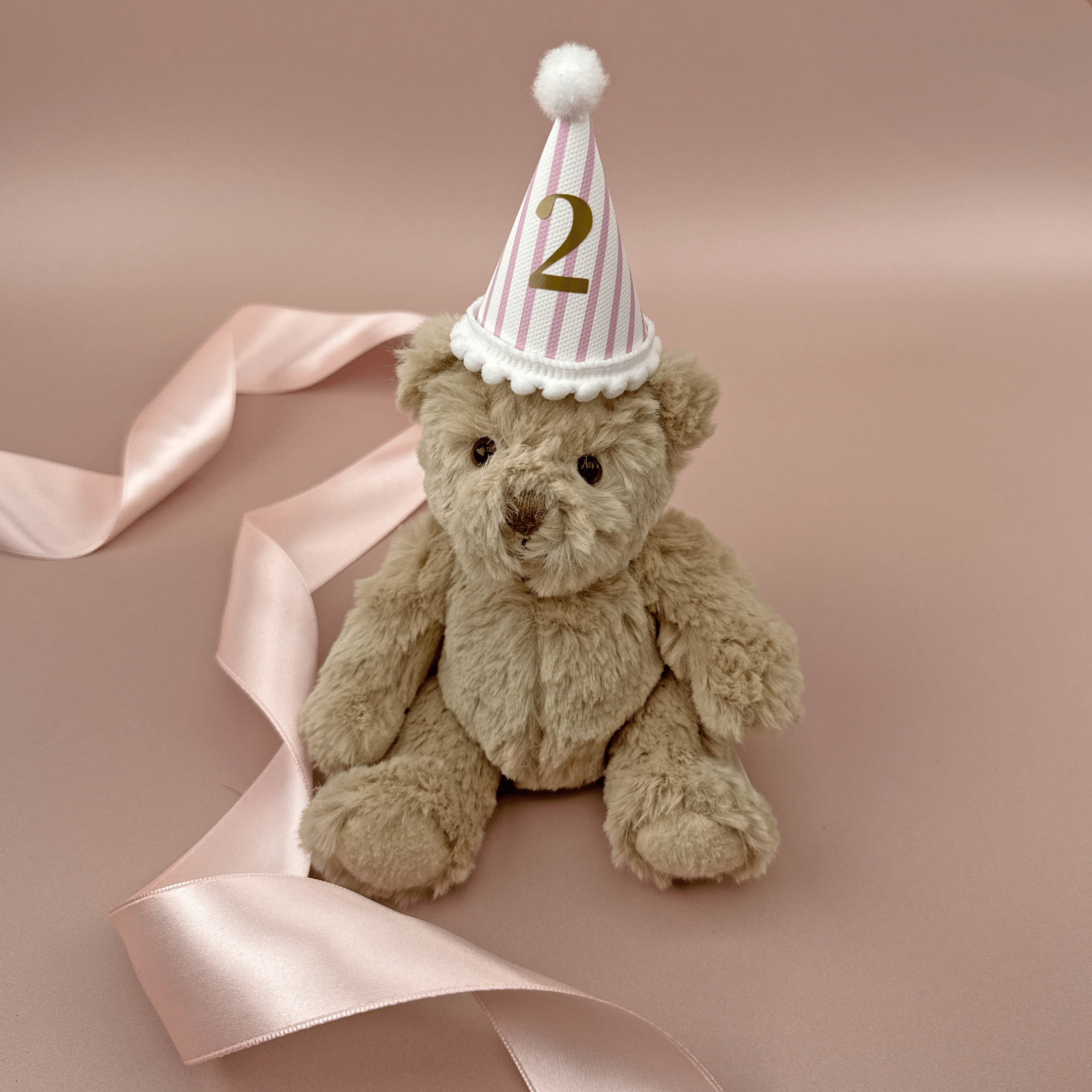 Teddy Bear & Personalised Party Hat Extra