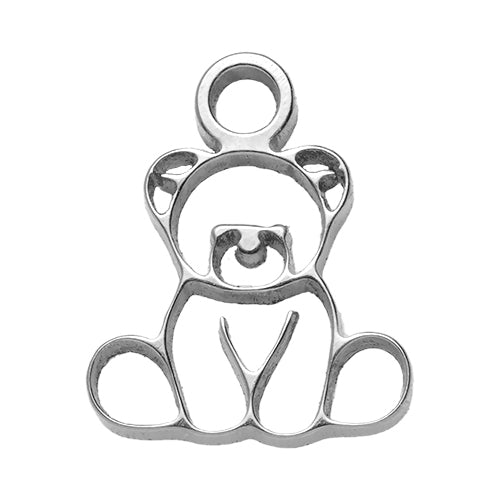 Teddy Bear Silver Charm addon