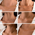 Vertical Name Necklace 18k gold plated jewellery personalised