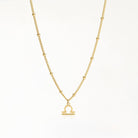 Zodiac Star Sign Astrology Necklace 18k gold plated astrological chain birthday